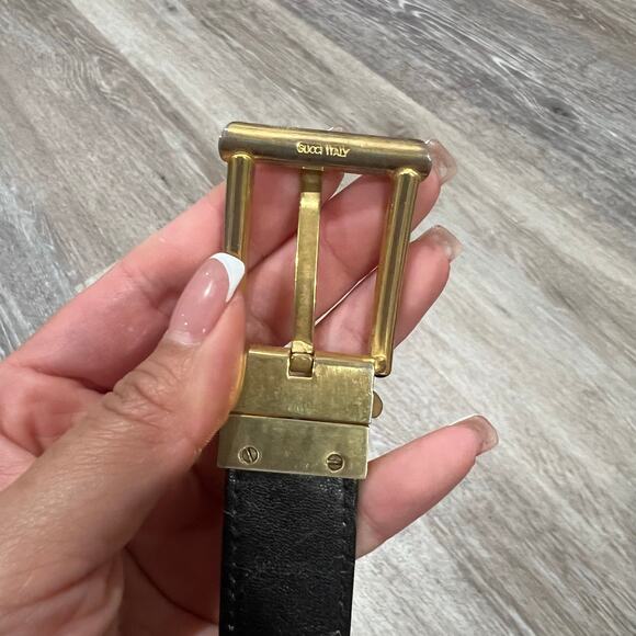 Gucci Leather Reversible Belt Vintage main image 4